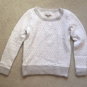 LOFT Snowflake Pattern Sweater
